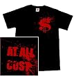 AT ALL COST - Logo - Black T-shirt