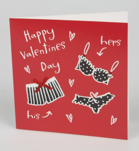 His N' Hers Underwear Valentine Card