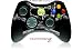 XBOX 360 Wireless Controller Skin - Chrome Skull on Black (Controller Not Included)