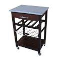 Granite-Top Kitchen Cart