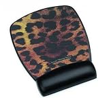 3M Leopard Skin Mouse Mat + Gel Wrist Rest PC / Laptop