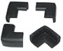 Kidkusion Toddler Corner Kushions Black - 4 Pack