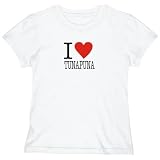 T-Shirt Woman White  Love Classic Tunapuna  Trinidad And Tobago City