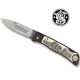 Smith & Wesson Racoon Scrimshaw Folding Knife