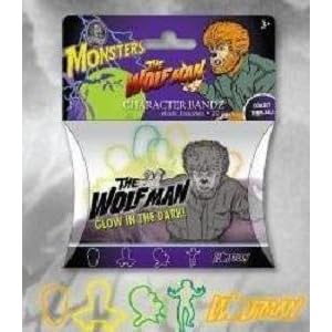 Monsters Wolfman Character Bandz Glow in the Dark - Halloween Pack of 20