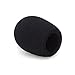 Performance Plus Deluxe Black Foam Barrel Style Microphone Windscreen (WS-2)