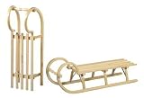 Ress Gebirgsrodel 115 cm Lattensitz, natur lackiert, Qualität Made in Germany