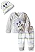 Disney Baby Baby Boys' Mickey Mouse 3-Piece Layette Set