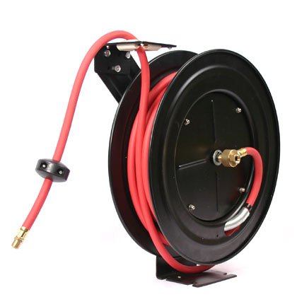 50Ft Retractable 3/8 Air Hose Reel