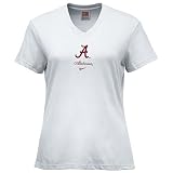 Nike - Nike Alabama Crimson Tide White Ladies Classic Logo T-shirt