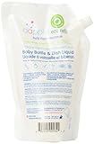 Dabble Refill Pack Baby Bottle and Dish Liquid, Fragrance Free, 34 Fluid Ounce