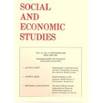 Social and Economic Studies - Jamaica $75.00 ($18.75/issue)