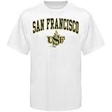 NCAA San Francisco Dons Youth White Bare Essentials T-shirt