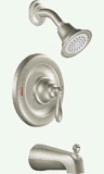 MOEN Caldwell Tub/Shower Faucet BRUSHED NICKEL