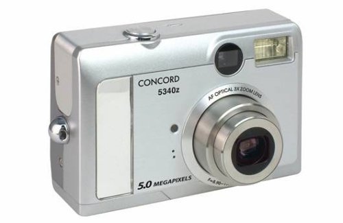 Concord 5340z 5.1MP Digital Camera w. 3x Optical Zoom & 2 LCD