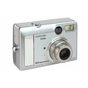 Concord 5340z 5.1MP Digital Camera w. 3x Optical Zoom & 2 LCD
