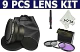 9 Pcs Kit for Canon Rebel XT XTi XSi 18-55MM, Includes: 58MM 0.43x High Def ....