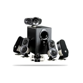 Logitech - G51 - Surround Sound Speaker System - 5.1 - 155W (ensemble Home-Cinema / gaming PC)
