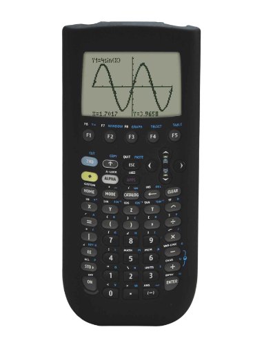 Guerrilla Black Silicone Case For Texas Instruments TI 89 Titanium Graphing Calculator On Sale