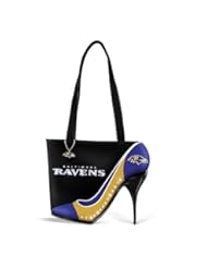 Shoes: Womens Handbag: Kick Up Your Heels Ravens Handbag by The Bradford Exchange - The Bradford Exchange