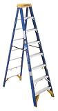 Werner OBEL08 Old Blue Electricians 375-Pound Duty Rating Fiberglass Stepladder/Job Station, 8-Foot