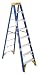 Werner OBEL08 Old Blue Electricians 375-Pound Duty Rating Fiberglass Stepladder/Job Station, 8-Foot