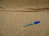 Fabric Lycra Tiger Stripes Pale Orange Y300