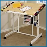 Deluxe Craft Station (White and Maple)