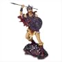 Battling Viking Warrior With Shield Figurine Statue