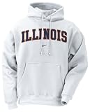 Nike - Illinois Fighting Illini Nike White Classic Hooded Sweatshirt
