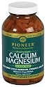 Pioneer - Calcium Magnesium Veg, 180 veggie caps