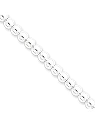5mm, Sterling Silver, Beaded Chain, 18 inch