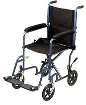 Drive Medical Economy Transport Chair, 17 Inch