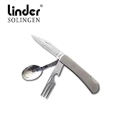 Linder Hobo Folding Knife Eating Utensil Set
