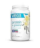 UPC 838766006512 product image for Vega Protein and Greens, Vanilla, Tub, 26.8 Ounce | upcitemdb.com