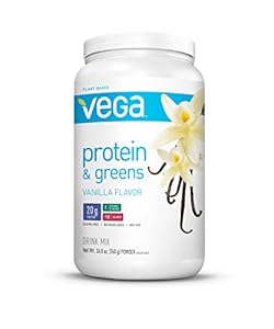 Vega Protein & Greens, Vanilla, Tub, 26.8 oz