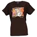 Laurel Burch Moroccan Mares Brown T-Shirt (Large)