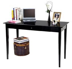 Dolce Dark Walnut Writing Desk w/ Drawer