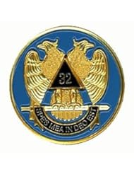 Single Detail Page Misc: Scottish Rite 32nd Degree Wings Down 3" Auto Car Emblem by The Masonic Exchange - The Masonic Exchange