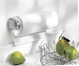 InterDesign Forma Wingo Wallmount Paper Towel Holder, Brushed Stainless Steel