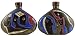 28 Oz. MARA Stoneware COLLECTIBLE Liquor Flask DECANTER Abstract FACES Design