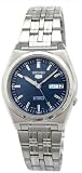Stainless Steel Seiko 5 Automatic Blue Dial