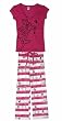 Pink Panther Pink Attitude Pink Tee/Capri Set for women