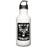 Stainless Water Bottle 1.0L Deer Hunter Buck Rack and Rifles