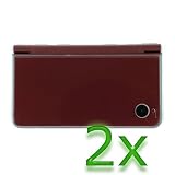 GTMax 2x Crystal Clear Hard Cover Case for Nintendo DSi XL