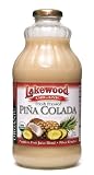 Lakewood Organic Piña Colada Juice - Package Contains SIX 32oz Bottles