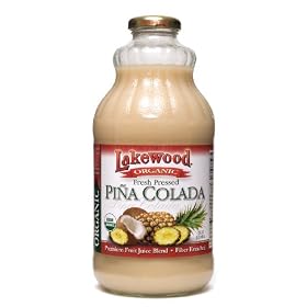 Lakewood Organic Pi�a Colada Juice - Package Contains SIX 32oz Bottles
