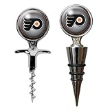 NHL Philadelphia Flyers Cork Screw and Wine Bottle Topper Set