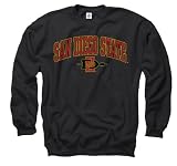San Diego State Aztecs Youth Black Perennial II Crewneck Sweatshirt