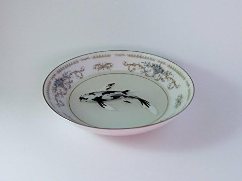 Painted in resin Shiro Utsuri Koi